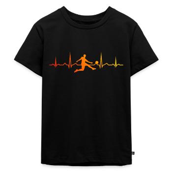 Footballers Football Football Women's Football - Kids Premium Organic T-Shirt - black - Front - Mikhail (115cm)