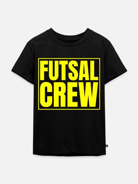 Futsal Crew Geschenk - Kinder Premium Bio T-Shirt - Schwarz