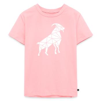 ziege zicklein meckern meckerziege ziegenbock - Kinder Premium Bio T-Shirt - Rosa - Vorne - AI Model Kid Female (0cm)