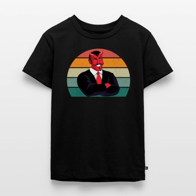 devil devilish satan evil hell fear horror Kids Premium Organic T-Shirt