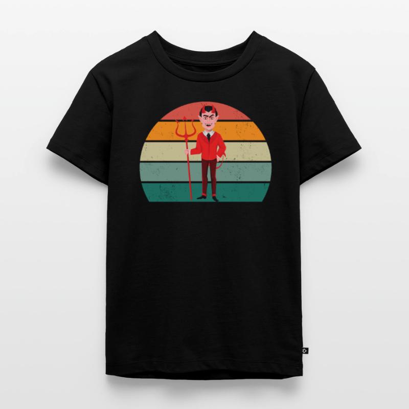 devil devilish satan evil hell fear horror Kids Premium Organic T-Shirt