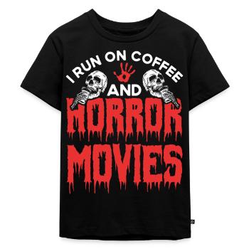 Horror Movie Horror Film Slasher Film Gift - Kids Premium Organic T-Shirt - black - Front - Mikhail (115cm)