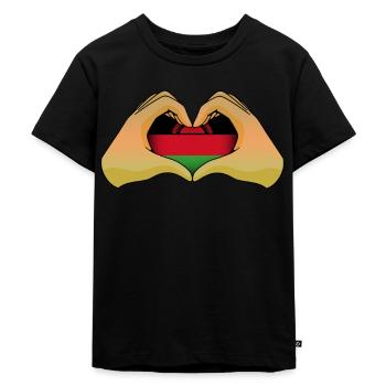 Malawi - Kids Premium Organic T-Shirt - black - Front - Mikhail (115cm)