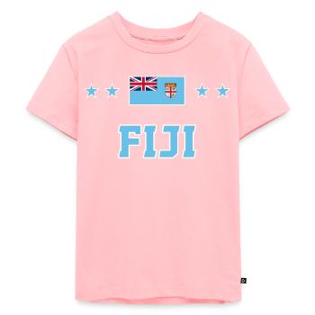 Fiji - Kids Premium Organic T-Shirt - rose - Front - AI Model Kid Female (0cm)