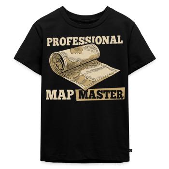 Geography Geographer - Kids Premium Organic T-Shirt - black - Front - Mikhail (115cm)