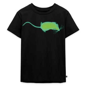 Bio Mouse - Kids Premium Organic T-Shirt - black - Front - Mikhail (115cm)