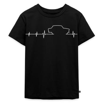 Trabi 601 EKG - Kinder Premium Bio T-Shirt - Schwarz - Vorne - Mikhail (115cm)