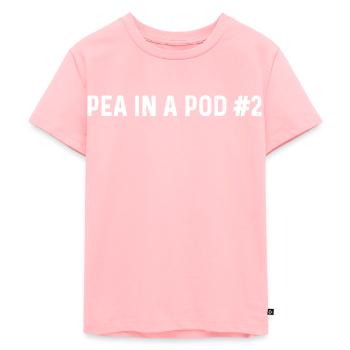 Two Peas In a Pod Cute Couples Halloween Costume I - Kinder Premium Bio T-Shirt - Rosa - Vorne - AI Model Kid Female (0cm)