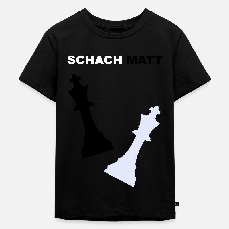 Schach - Kinder Premium Bio T-Shirt - Schwarz