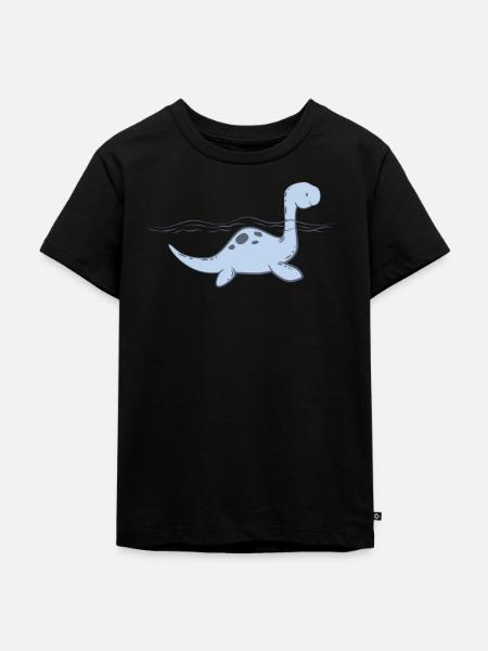Lochness Baby - Kinder Premium Bio T-Shirt - Schwarz