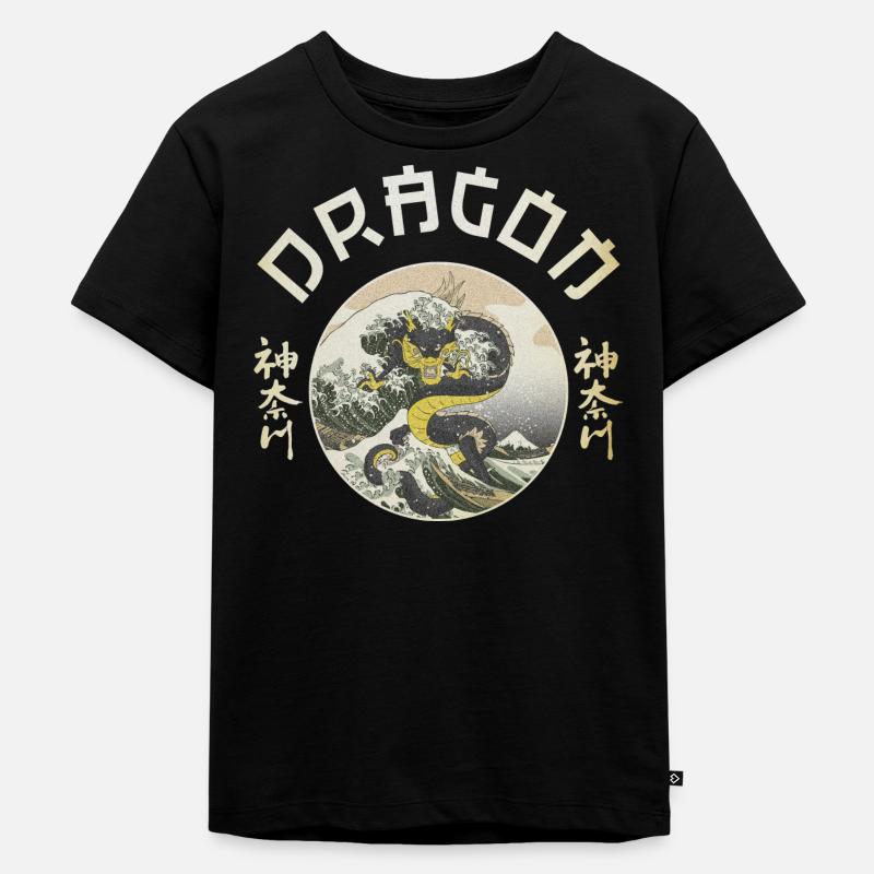 Le Dragon - T-shirt Premium bio Enfant - noir