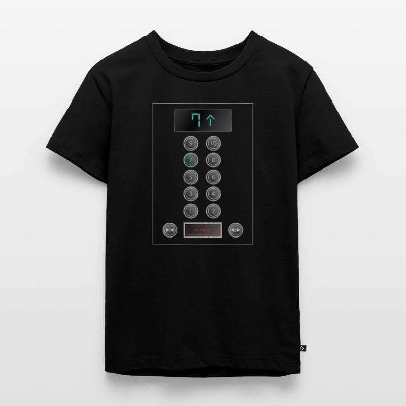 Elevator Mechanic Funny Button Operator Kids Premium Organic T-Shirt