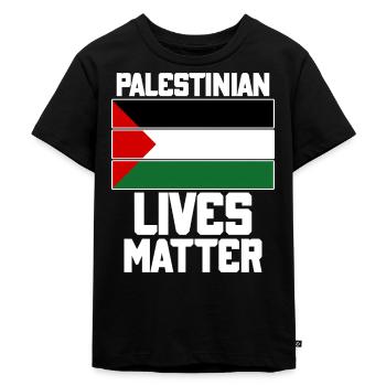 Palestinian Lives Matter | Free Palestine T-Shirt - T-shirt Premium bio Enfant - noir - Devant - Mikhail (115cm)
