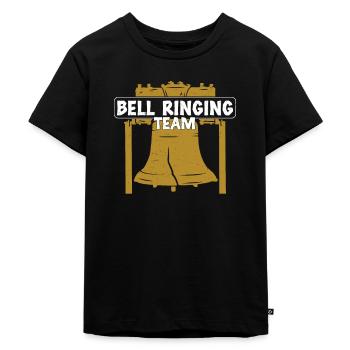 Awesome Bell Ringing Hobby For Bell Ringing Team - Kinder Premium Bio T-Shirt - Schwarz - Vorne - Mikhail (115cm)