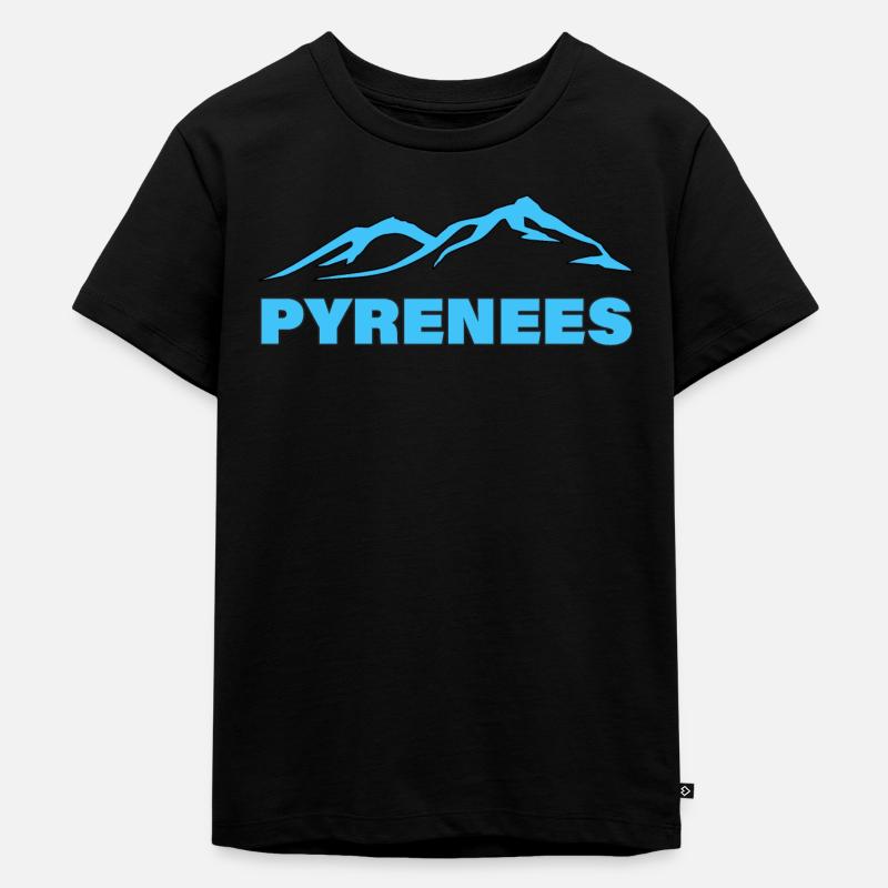 PYRÉNÉES - T-shirt Premium bio Enfant - noir