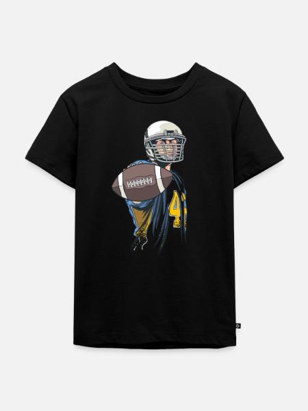 American Football - Kinder Premium Bio T-Shirt - Schwarz