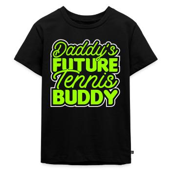 Tennis players Tennisball Tennis - Kids Premium Organic T-Shirt - black - Front - Mikhail (115cm)