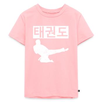 Tae Kwon Do Symbol Training Taekwondo Korean - Kids Premium Organic T-Shirt - rose - Front - AI Model Kid Female (0cm)