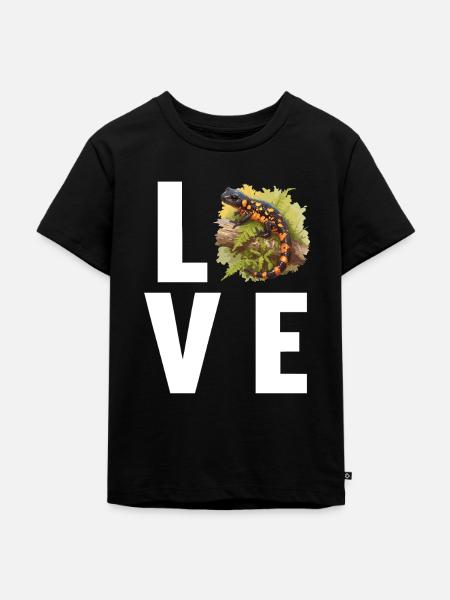 Salamanders Salamander - Kinder Premium Bio T-Shirt - Schwarz