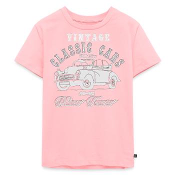 Vintage Classic cars minor tourer - T-shirt Premium bio Enfant - rose - Devant - AI Model Kid Female (0cm)