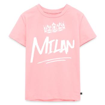 Cerf-volant - T-shirt Premium bio Enfant - rose - Devant - AI Model Kid Female (0cm)