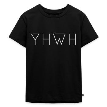 Jesus Christ, Bible, Bible Verse, Christ, Faith - Kids Premium Organic T-Shirt - black - Front - Mikhail (115cm)