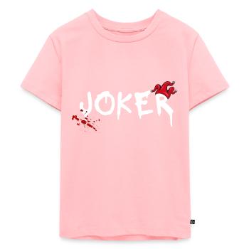 JOKER - Kids Premium Organic T-Shirt - rose - Front - AI Model Kid Female (0cm)