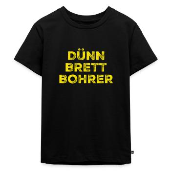 die pure Faulheit - Kinder Premium Bio T-Shirt - Schwarz - Vorne - Mikhail (115cm)