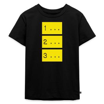 Compte à rebours - T-shirt Premium bio Enfant - noir - Devant - Mikhail (115cm)