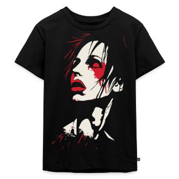 Cri sanglant gothique - T-shirt Premium bio Enfant - noir - Devant - Mikhail (115cm)