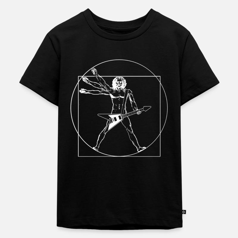 da vinci Felsen - Kinder Premium Bio T-Shirt - Schwarz