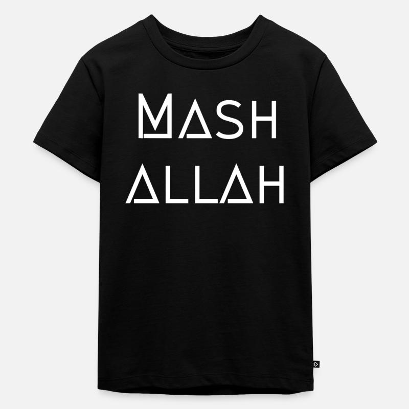 mashallah blanc - T-shirt Premium bio Enfant - noir