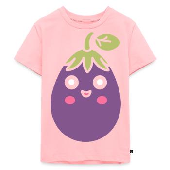 Aubergine - T-shirt Premium bio Enfant - rose - Devant - AI Model Kid Female (0cm)