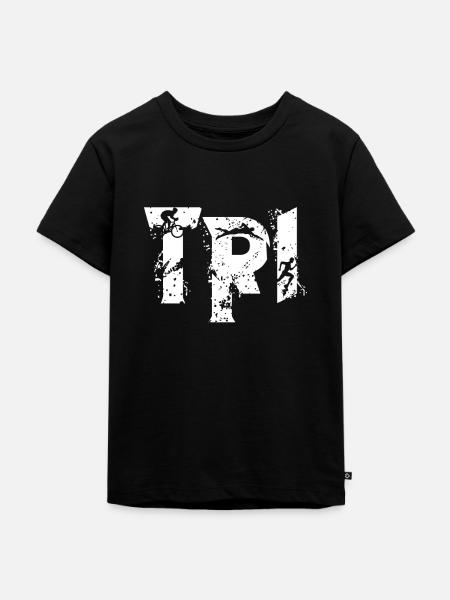 Triathlon - Kinder Premium Bio T-Shirt - Schwarz