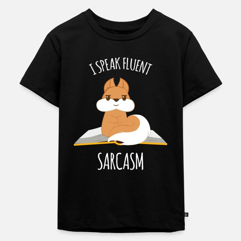 Eichhörnchen - Sarkasmus - Eichkätzchen - Geschenk - Kinder Premium Bio T-Shirt - Schwarz