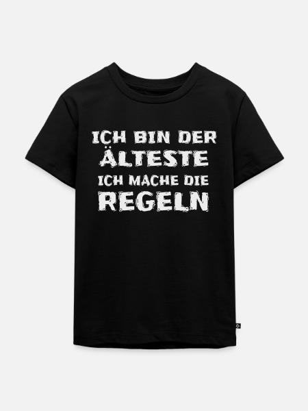 Ich Bin der Älteste - Kinder Premium Bio T-Shirt - Schwarz