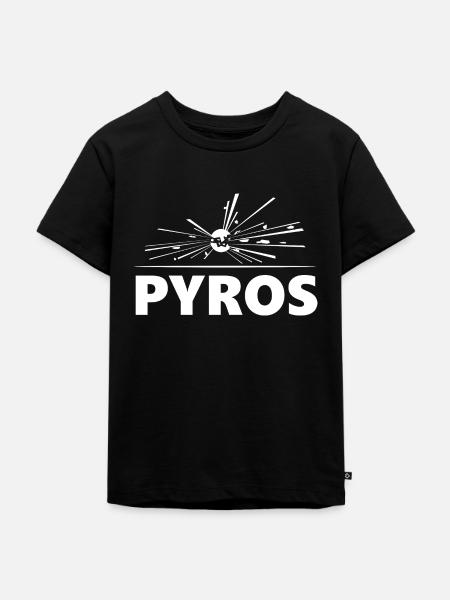 pyros explosive Feuerwerk - Kinder Premium Bio T-Shirt - Schwarz
