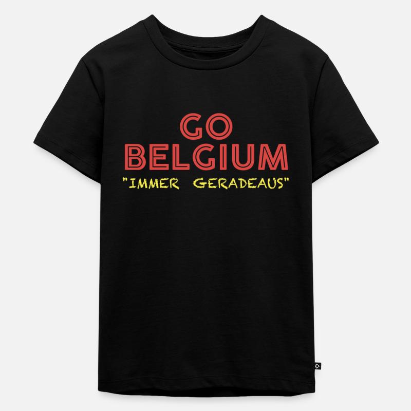 GO BELGIUM 2024 NOIR - T-shirt Premium bio Enfant - noir