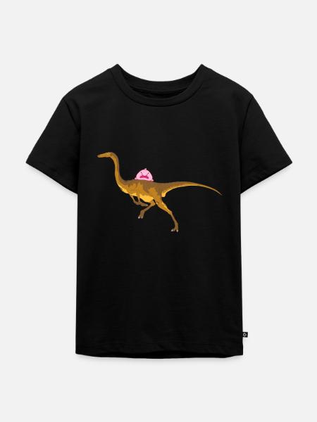 Velociraptor - Kinder Premium Bio T-Shirt - Schwarz