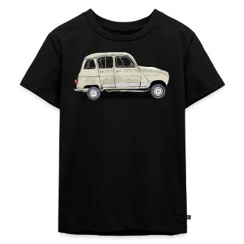 Oldtimer - Kinder Premium Bio T-Shirt - Schwarz - Vorne - Mikhail (115cm)