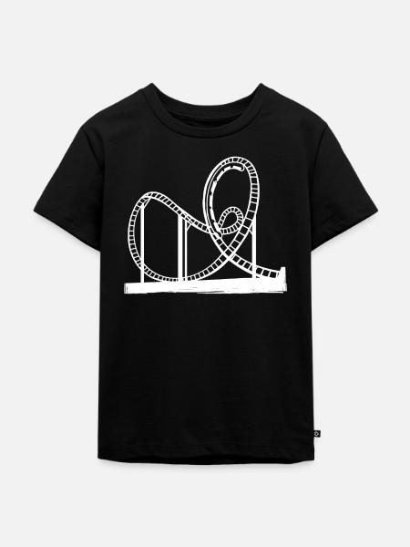 Montagnes russes - T-shirt Premium bio Enfant - noir