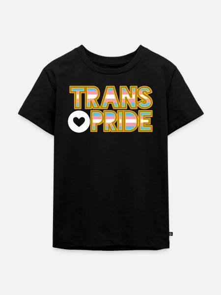 Transgender Pride - Kinder Premium Bio T-Shirt - Schwarz
