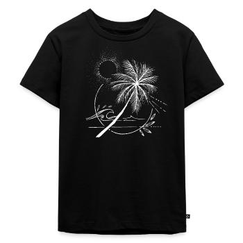 Feiertag - Kinder Premium Bio T-Shirt - Schwarz - Vorne - Mikhail (115cm)