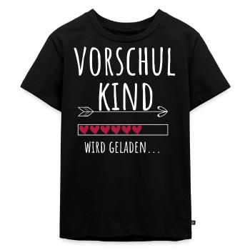 Vorschulkind Kindergarten Vorschule Geschenk - Kinder Premium Bio T-Shirt - Schwarz - Vorne - Mikhail (115cm)