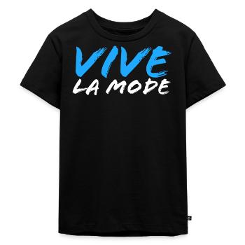 vive la mode - T-shirt Premium bio Enfant - noir - Devant - Mikhail (115cm)