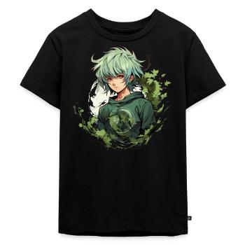 Manga Design - T-shirt Premium bio Enfant - noir - Devant - Mikhail (115cm)