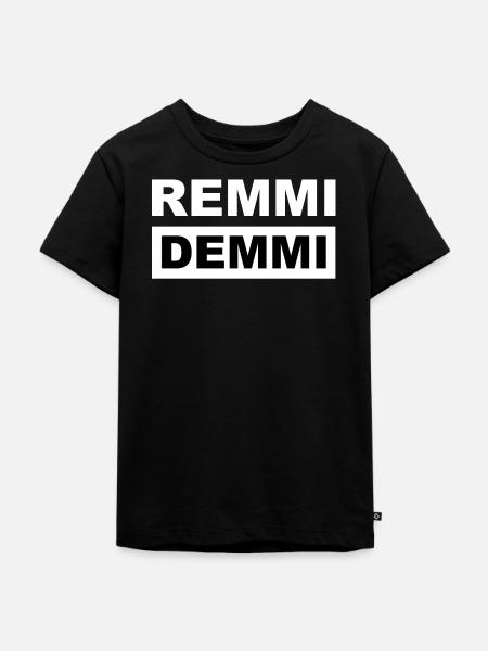 Remmi Demmi - Kinder Premium Bio T-Shirt - Schwarz