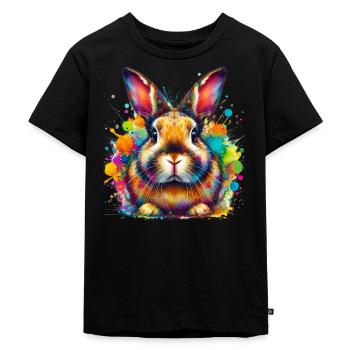 Lapin - T-shirt Premium bio Enfant - noir - Devant - Mikhail (115cm)