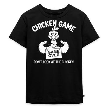 Fin du jeu de poulet - T-shirt Premium bio Enfant - noir - Devant - Mikhail (115cm)