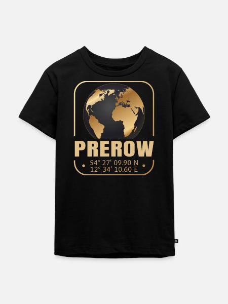 Prerow - Kinder Premium Bio T-Shirt - Schwarz